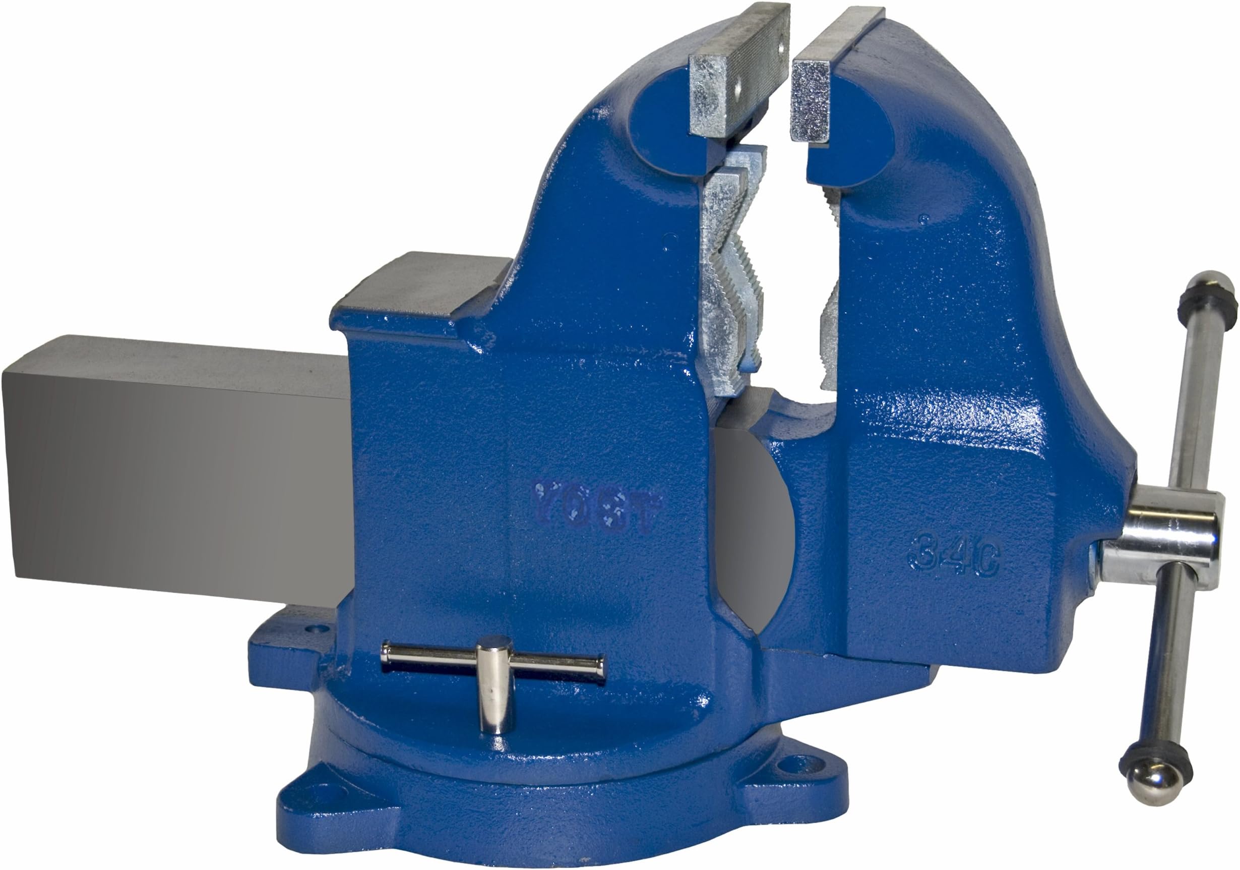 YOST MODEL 34C, YOST 6" HEAVY DUTY COMBINATION PIPE & BENCH VISE -- SWIVEL BASE