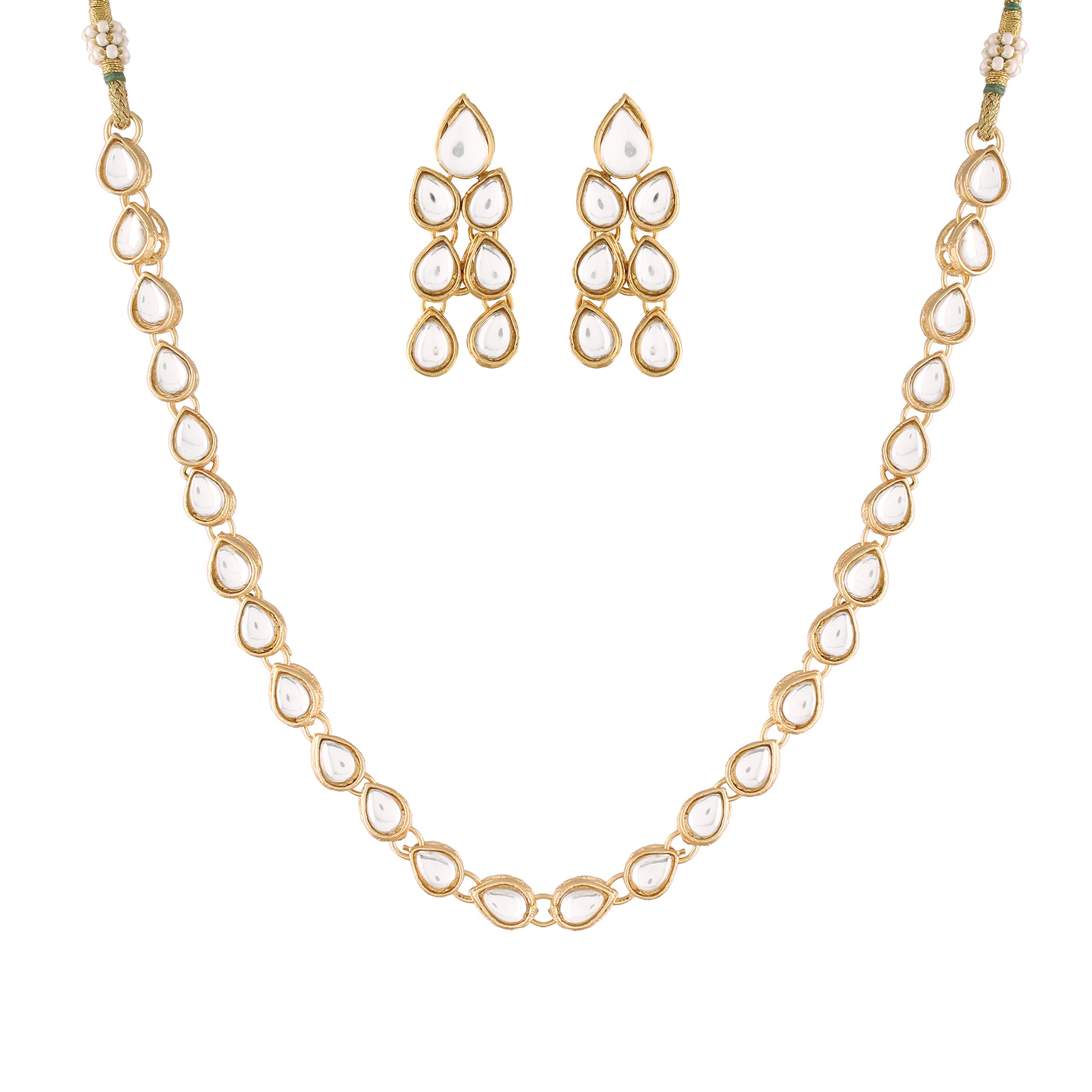 See full amazon price history chart for I Jewels 18K Gold Plated Intricately Handcrafted Jewellery Set Glided With Uncut Polki Kundans For Women (IJ283W) I Jewels 18K Gold Plated Intricately Handcrafted Jewellery Set Glided With Uncut Polki Kundans For Women (IJ283W) (B08W33CNL8) Amazon Price History, Amazon Price Tracker