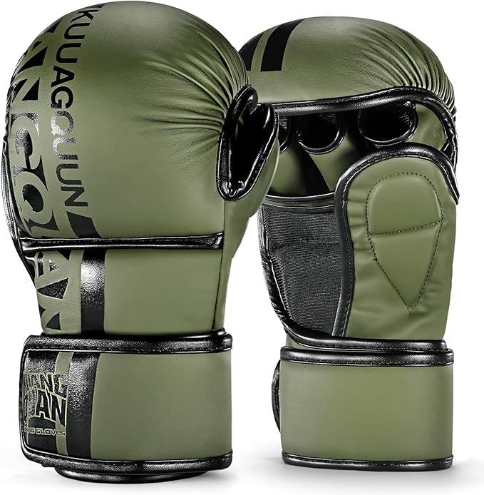 Guantes MMA Sparring Cuero con Soporte de Muñeca