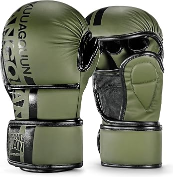 MMA Gloves Open Palm Sparring & Grappling Mitts,Martial Arts for Men & Women,Combat Sports,MMA, Boxing, Muay Thai, Kickboxing