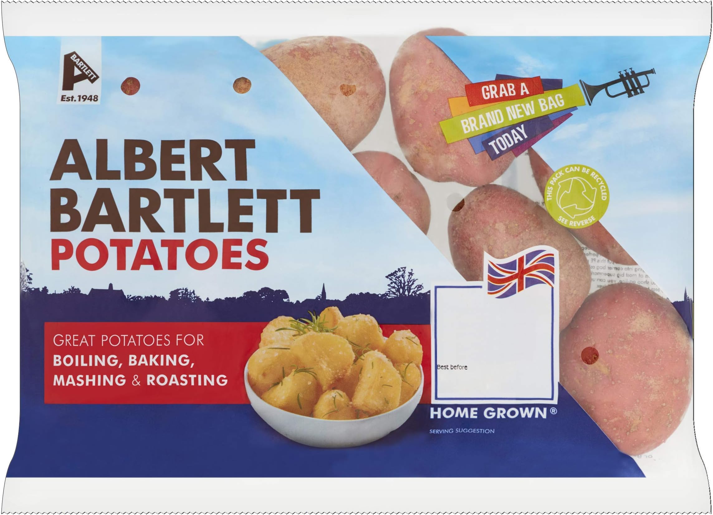 Albert Bartlett Original Rooster Potatoes, 2kg