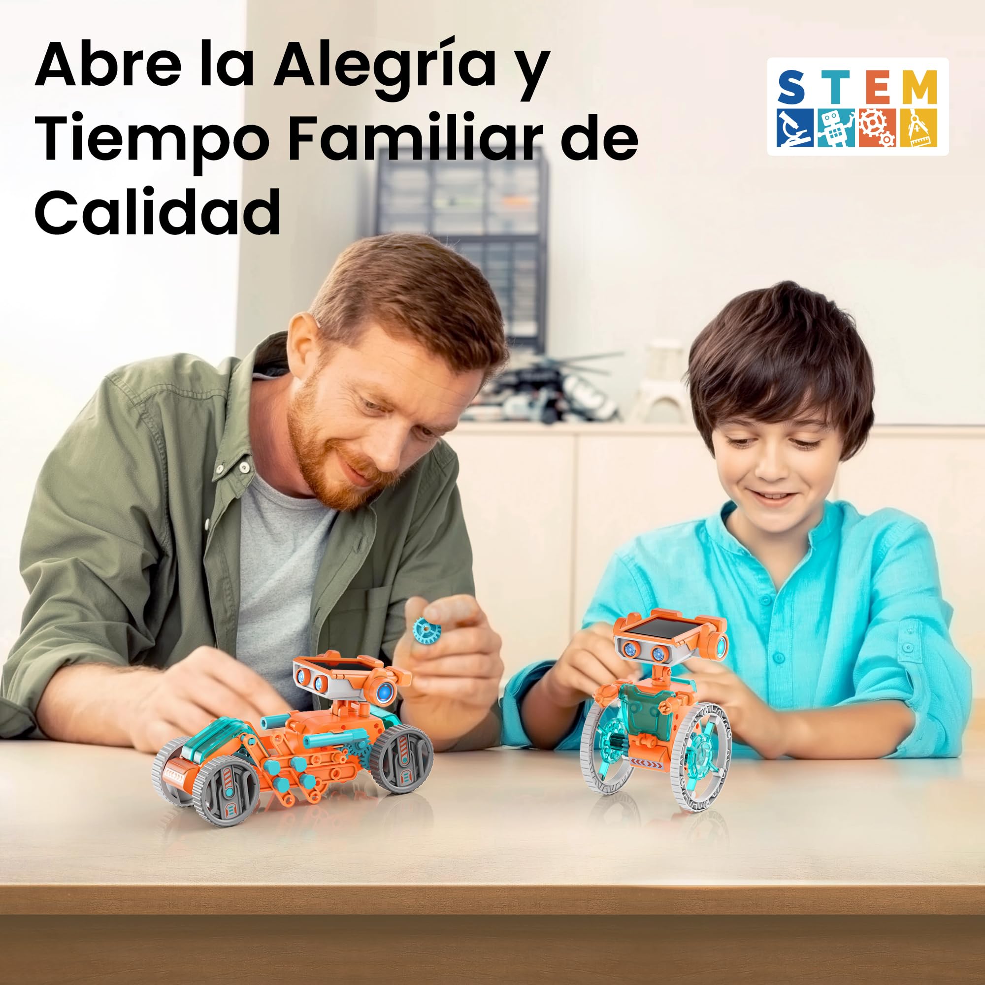 Sillbird Solar Robot Juguete, 15 en 1 Robot Solar, Juguete y Kit de Robótica para Niños 8 a 12 Años, Juegos Ciencia Experimentos Construcciones, Regalo Creativo para Niños 8 9 10 11 Años, 212 Piezas