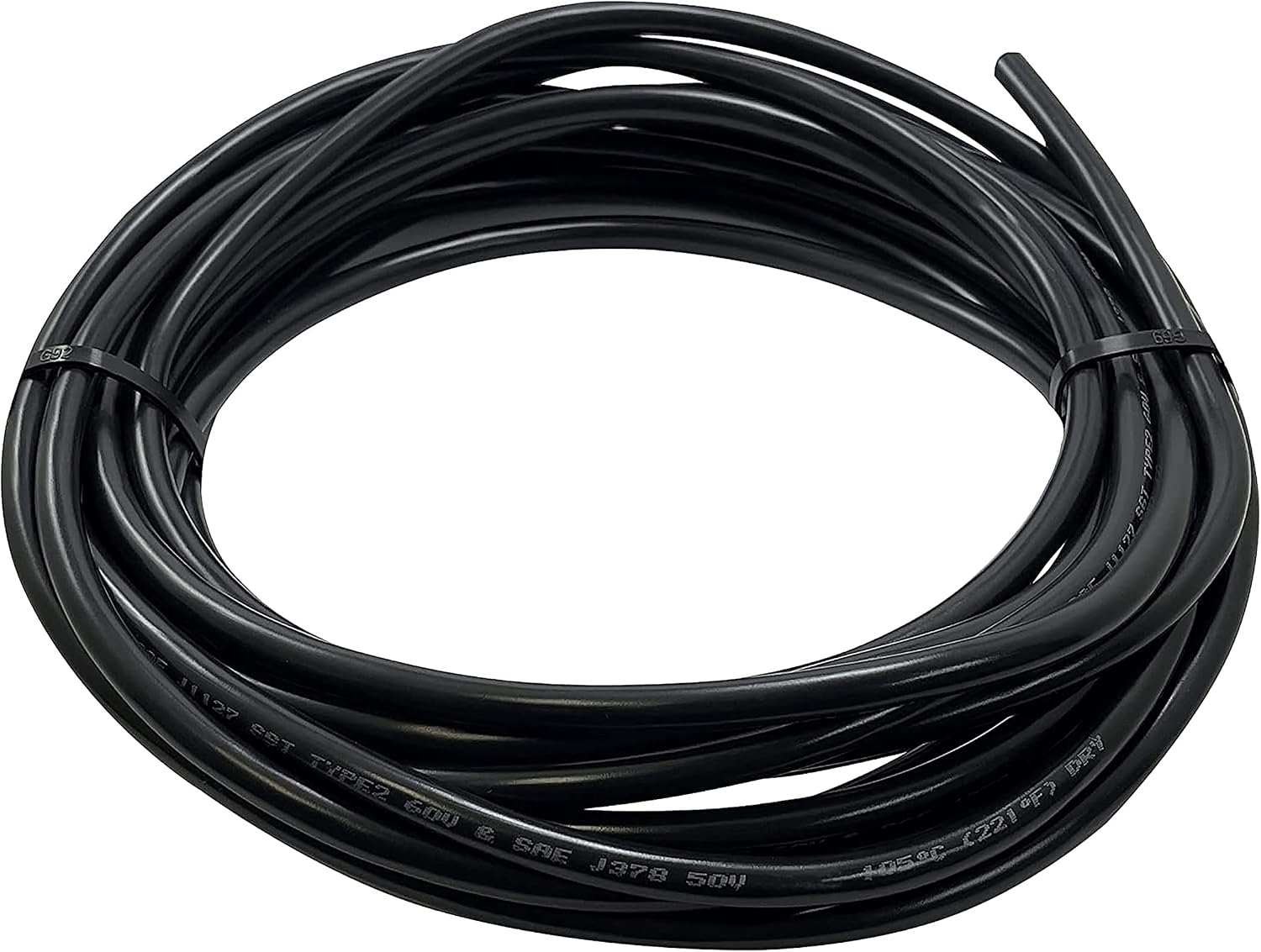 Deka Automotive Battery Cable Black 2 AWG Gauge Negative Wire 25 FT Tools & Home