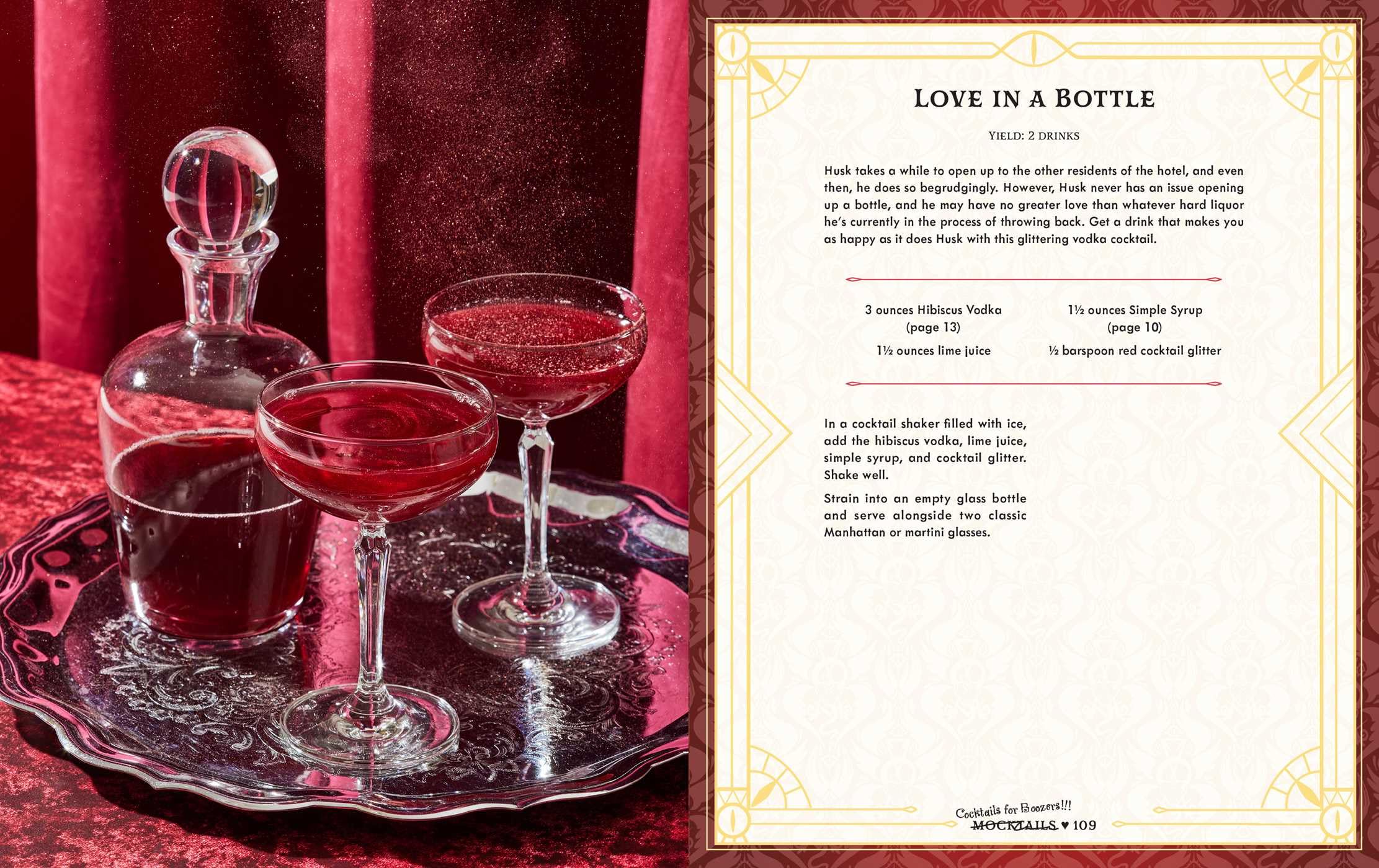 Hazbin Hotel Bar Book: Drinks and Snacks for Wayward Sinners