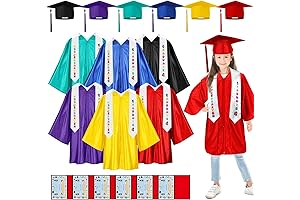 2023 Kids' Graduation Cap and Gown Set