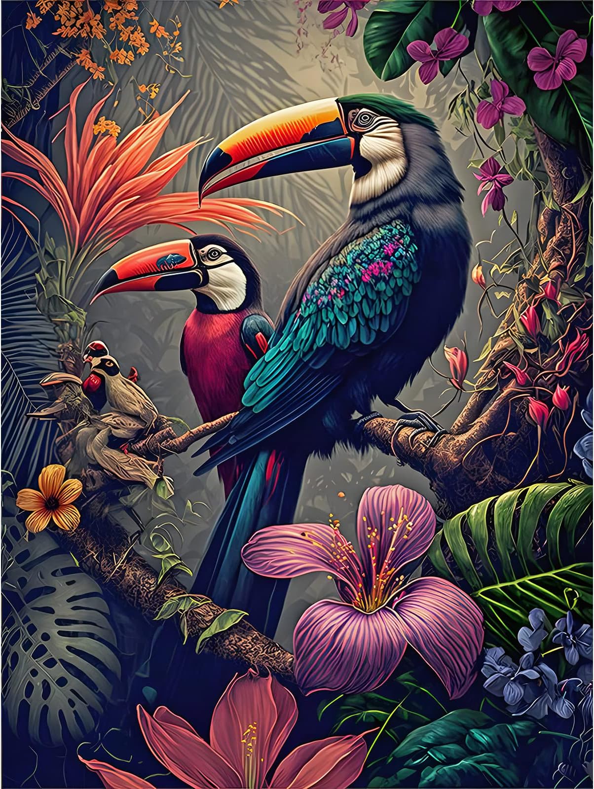 Kit Diamond Painting Carré 40x50 Cm  - 7