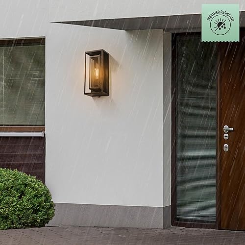 Miniatura 5 de Globe Electric 44209 Lámpara de pared para exteriores Leonidas 1-Luz, 44228, 60watts, 120 volts