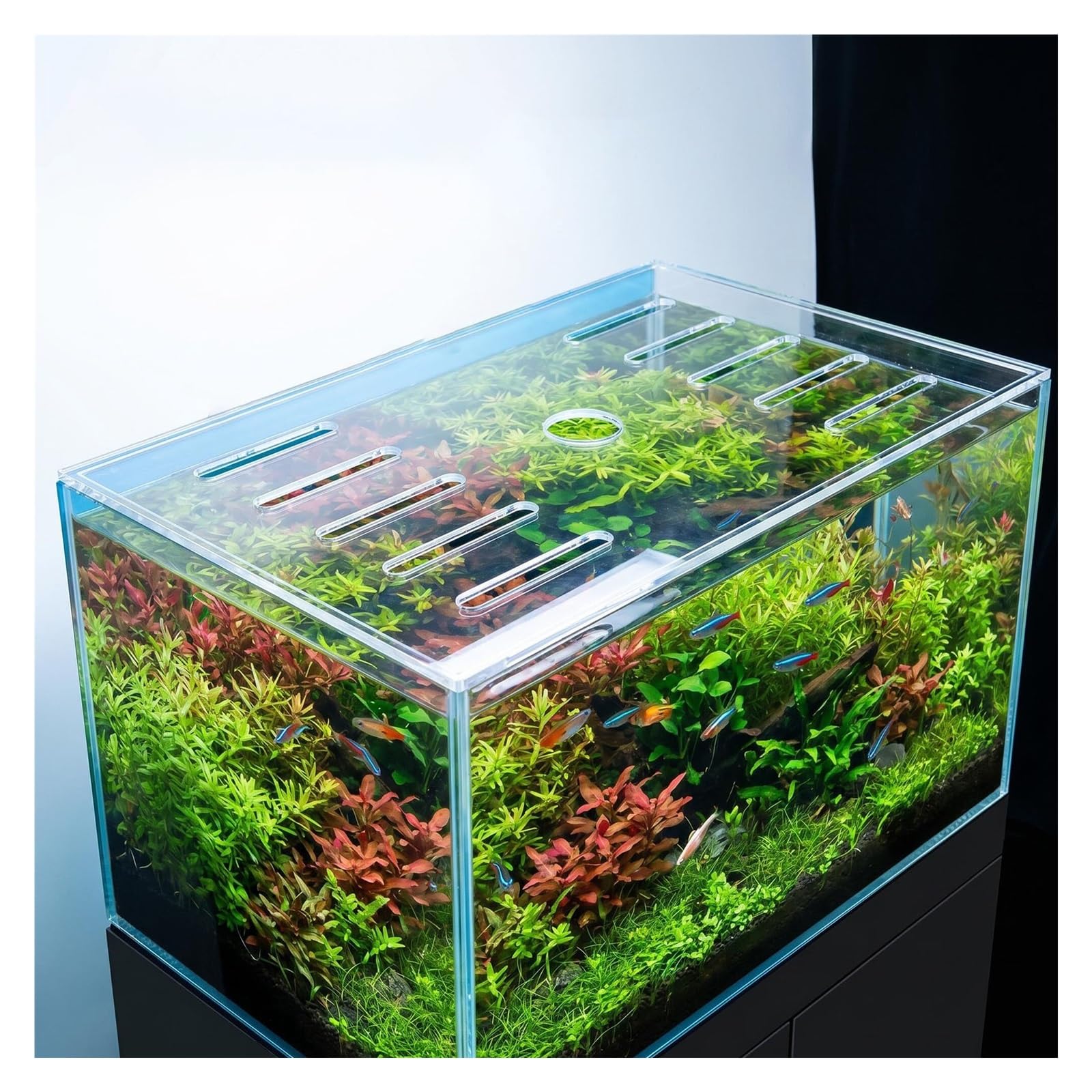 HAIXHX Coperchio per Acquario in Acrilico con Fessura di Ventilazione