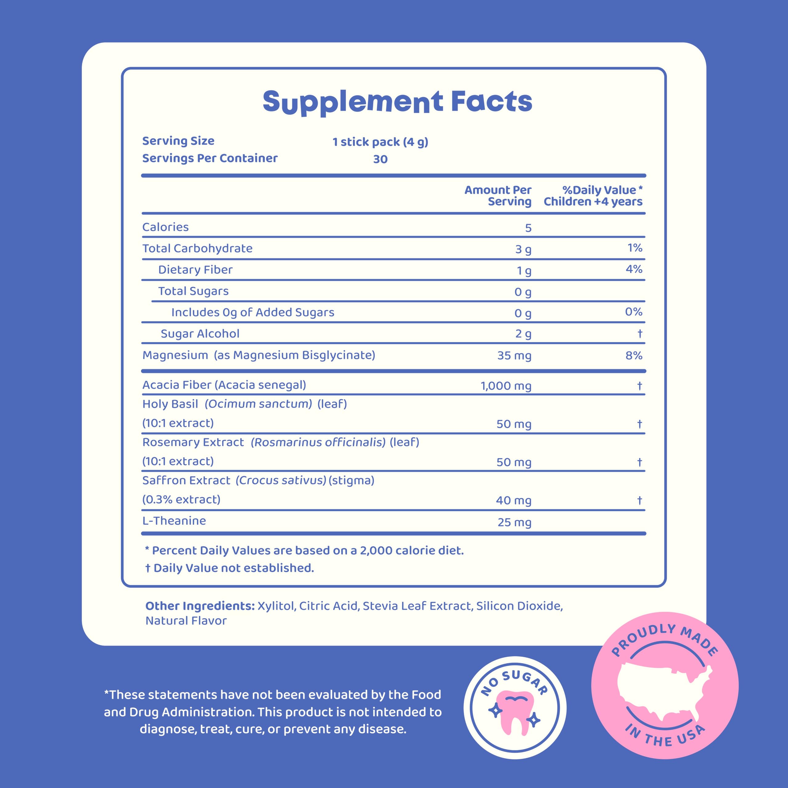 JoySpring Think Dust Kids Magnesium Sticks, Lemonade, 30 Servings, 4+ — Amazon image 7