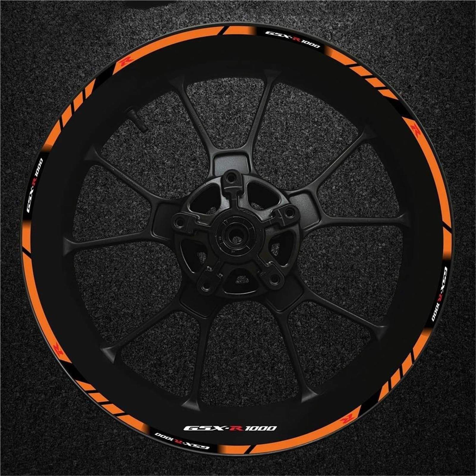 Wheel Stickers Motorcycle Reflective Wheel Decal for Suzuki GSXR1000 GSXR GSX-R 1000 GSX-R1000 Rim Stripe Decals Hub Stickers Rim Reflective Decal