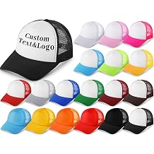 Tarpop 18 Pack Sublimation Blank Trucker Hat Bulk Summer Mesh Baseball Cap 2 Tone and Solid Snap Back hat for Men Women