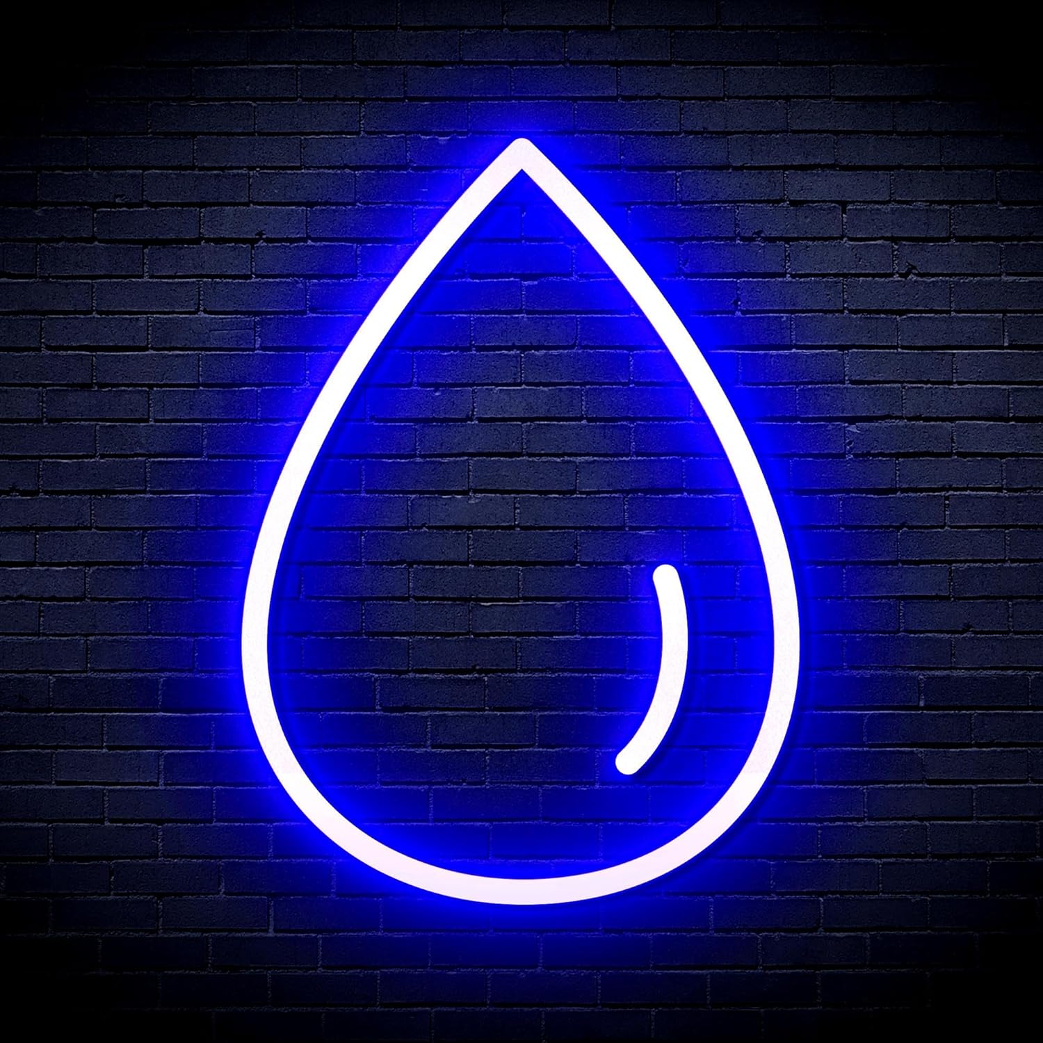 ADVPRO Water Droplet Flex Silicone LED Neon Sign - Blue - st16s64-fnu0070-b