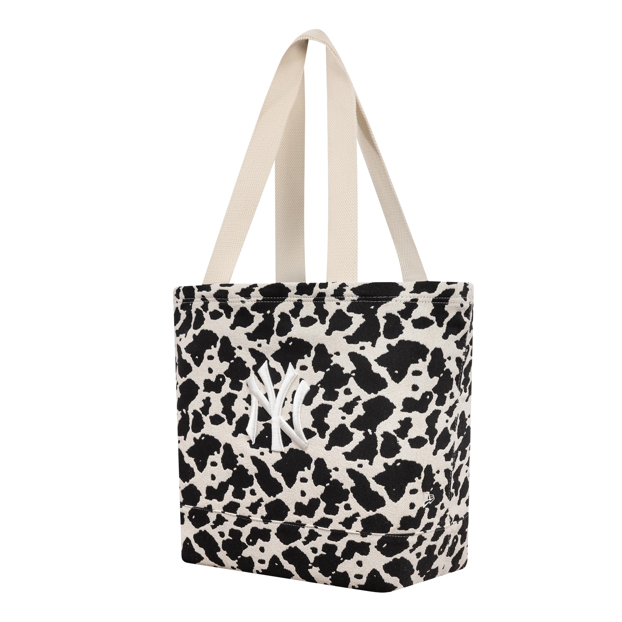 New Era Cow Jacquard Tote Bag 270 - Light Beige, talla única