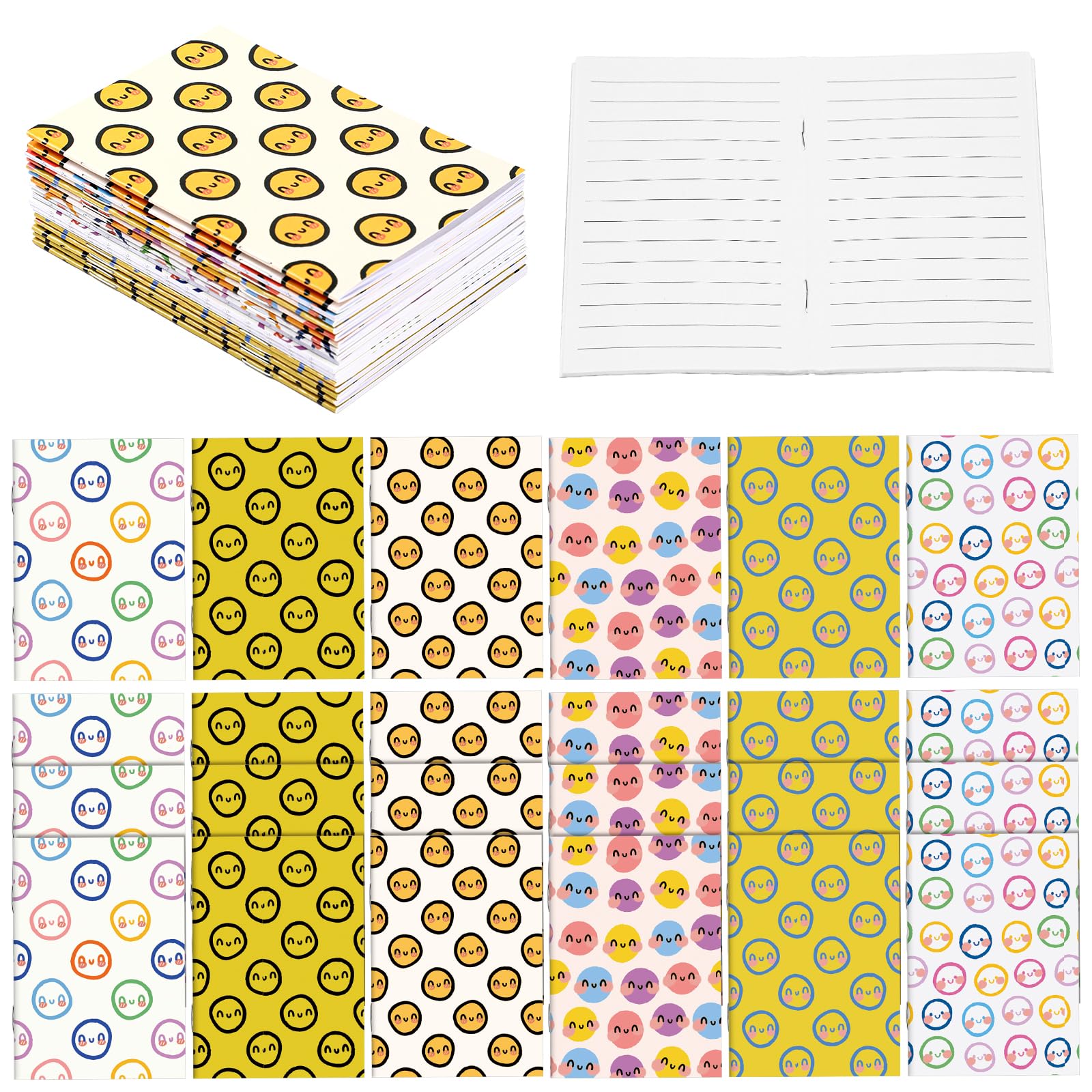 Cuadernos de Bolsillo Sinload de 72 Unidades con Páginas Lineales para Notas Rápidas 8