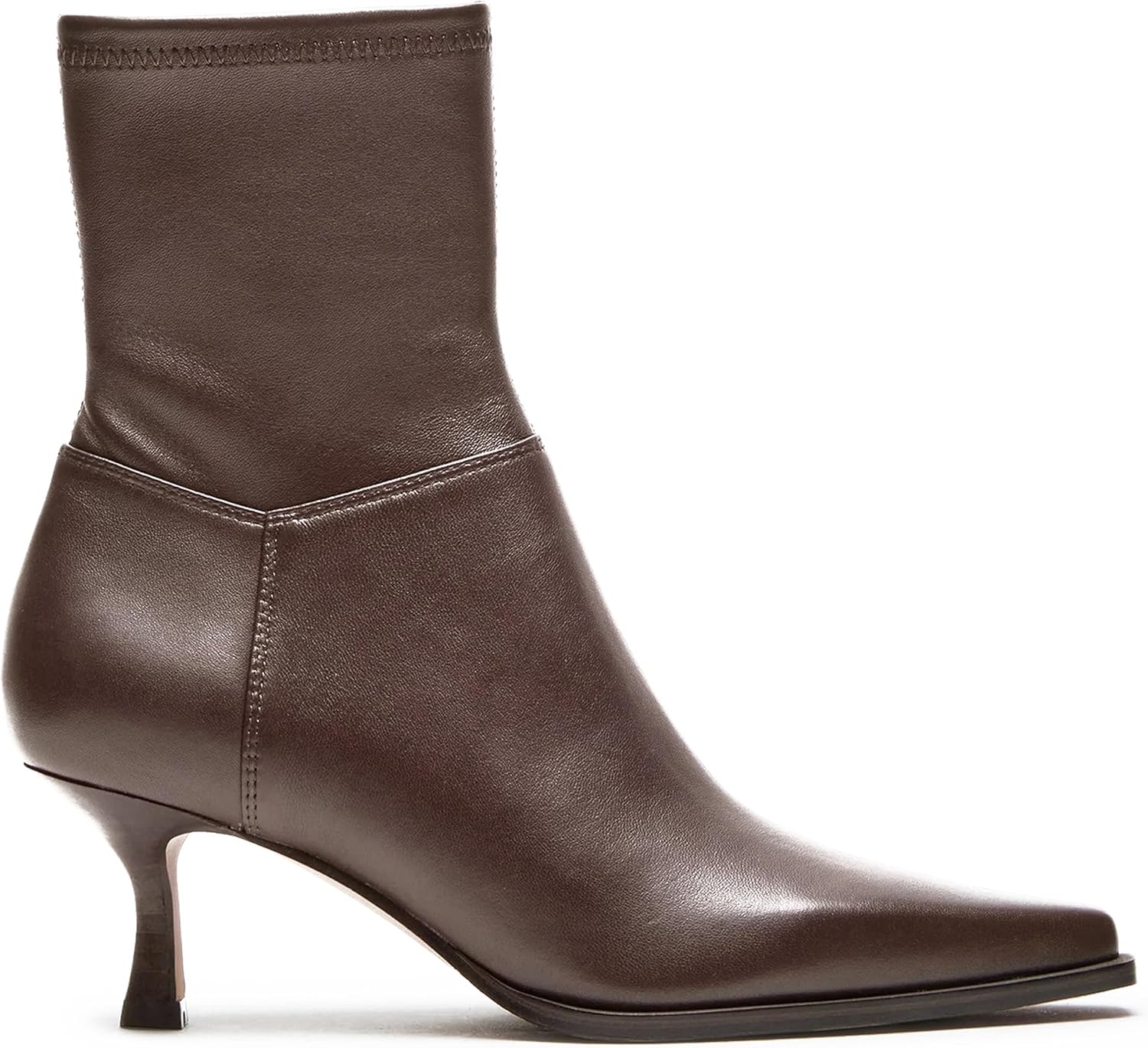 Ankle Boots for Women Kitten Heel Short Boots Pointed Toe Side Zipper Booties Classic Fall Winter Shoes