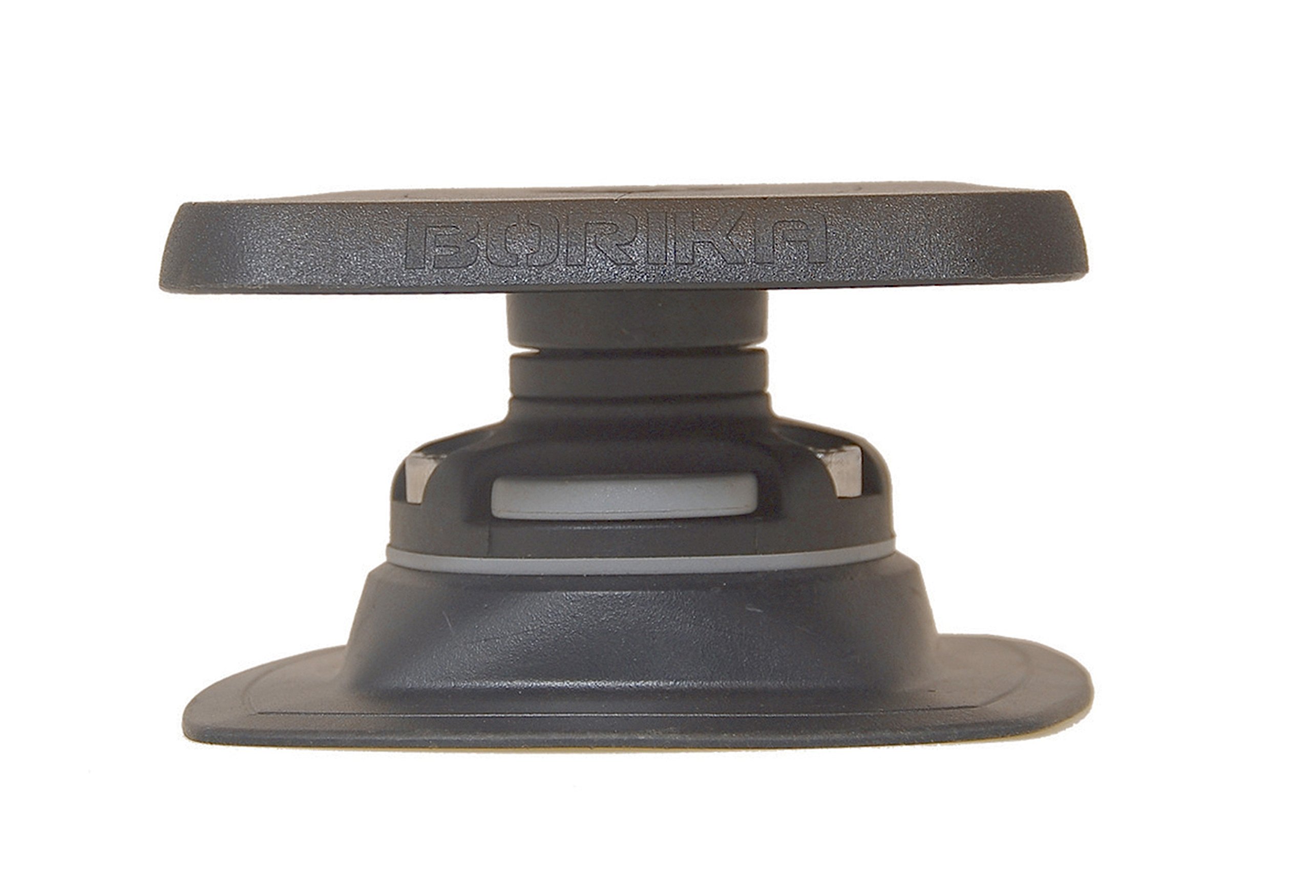 Set: Piattaforma a nido d'ape (100 x 100 mm) + supporto [base in PVC] (110 x 110 mm), Nero