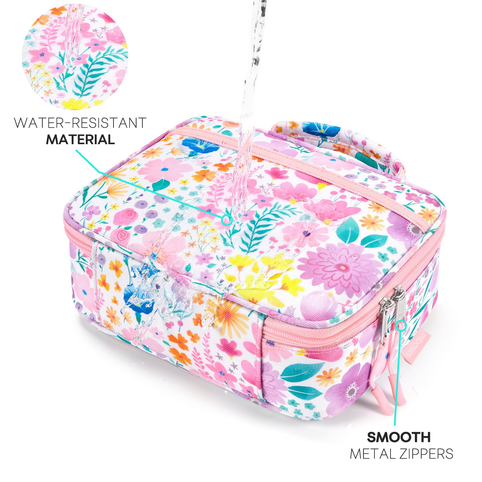 Amazon.com: mibasies Kids Lunch Box for Girls, Insulated and