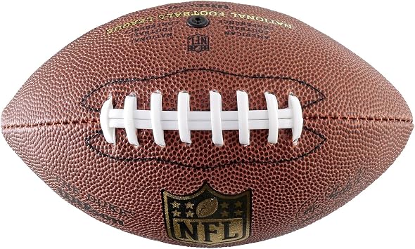 Wilson American Football NFL DUKE REPLICA, Casual Use, Durable Composite Leather, WTF1631XB
