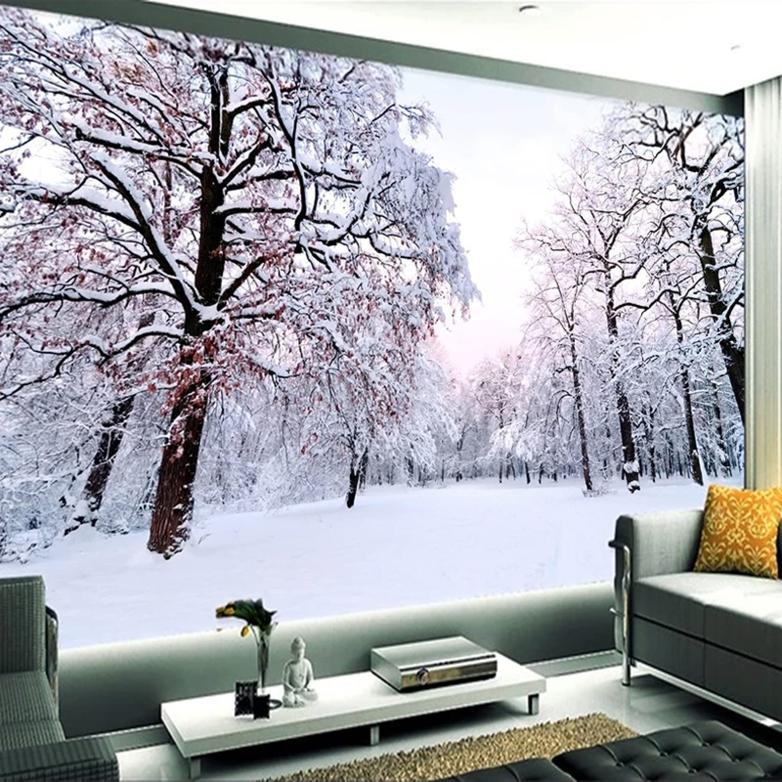 Fotomurale 3D Montagna Con Funivia – Carta Da Parati Non Tessuta 250x175 Cm, Per Soggiorno E Camera Da Letto, HD E Resistente