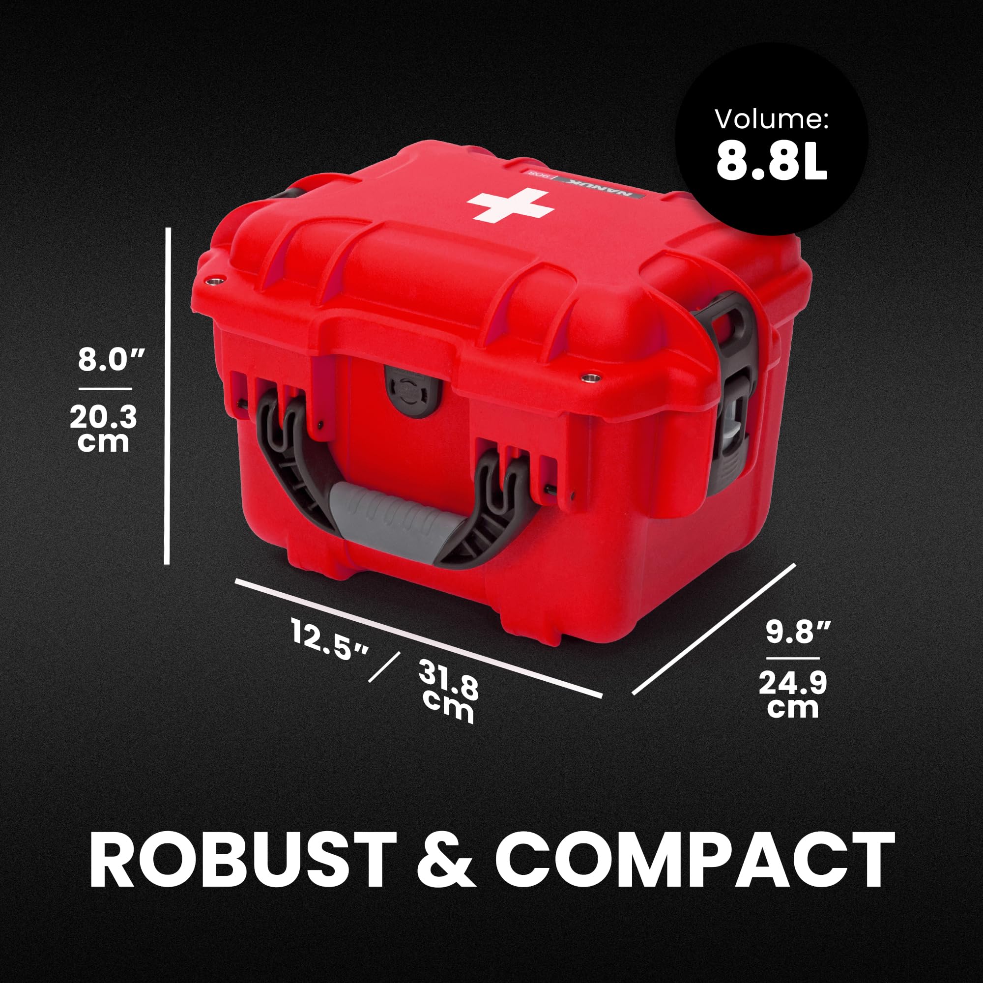 Amazon.com: NANUK 908 Waterproof First Aid Box Empty – Durable