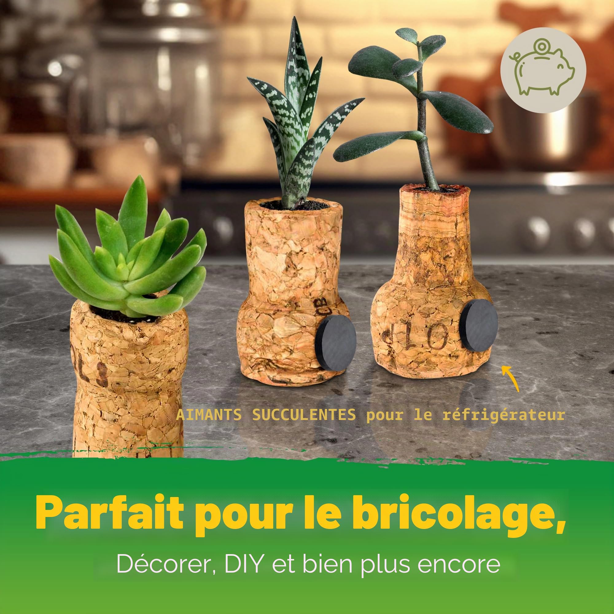 KORK-DEKO Bouchon Champagne usagé | Déco Mariage Bricolage Créations, lot de 250
