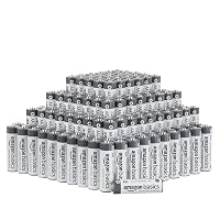 Amazon Basics, 200 batterie alcaline industriali AA