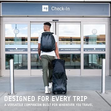 WANDRD TRANSIT Travel Backpack (35L): Expandable Carry-On Travel Backpack Weather-Resistant, Laptop Compartment, Dual Side Access & Camera Cube Compatible Adventure Bag
