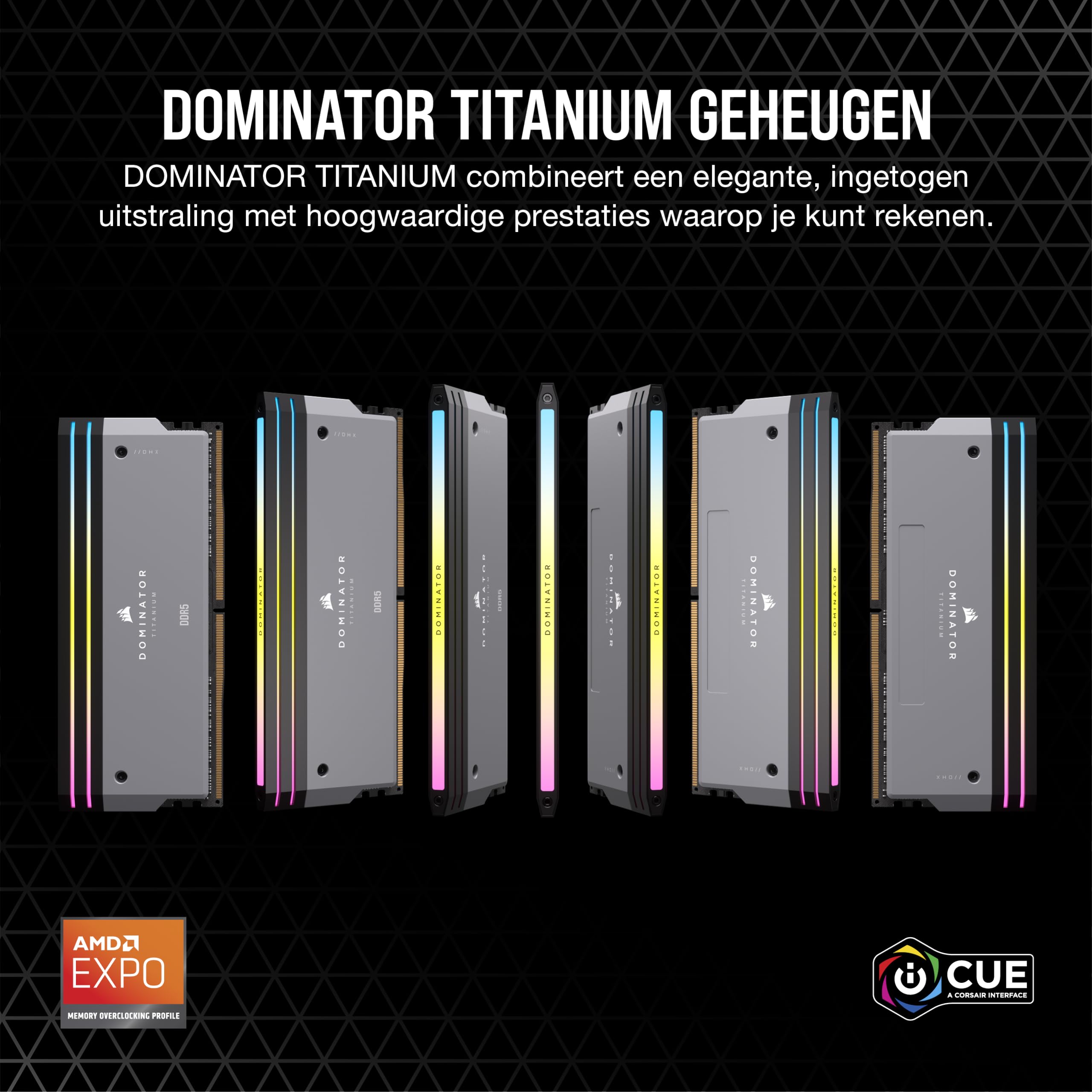 CORSAIR DOMINATOR TITANIUM RGB DDR5 RAM 64GB (2x32GB) DDR5 Tot