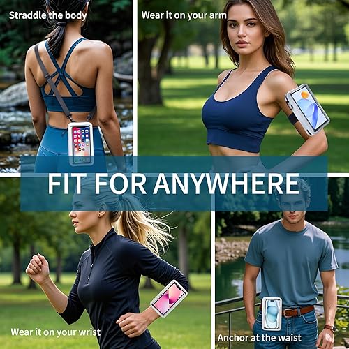 Miniatura 6 de Bandas de brazo de teléfono para correr, adecuadas para varios modelos de teléfonos móviles, con cordón y brazalete desmontable, soporte para