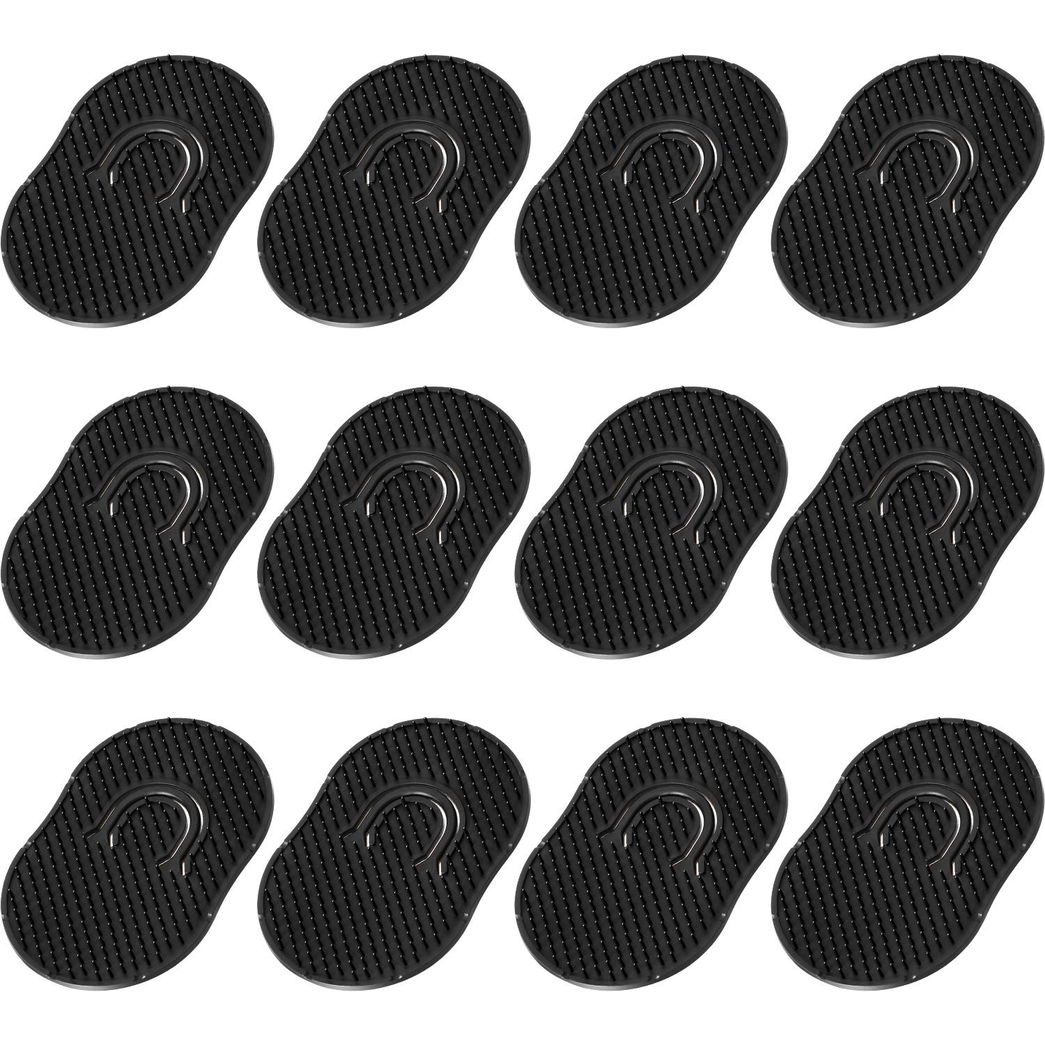 12 Packs Pocket Palm Combs Portable Soft Hair Combs Beard Shampoo Brush Combs Scalp Massage Brush Combs for Men Women Home Travel (Black)
