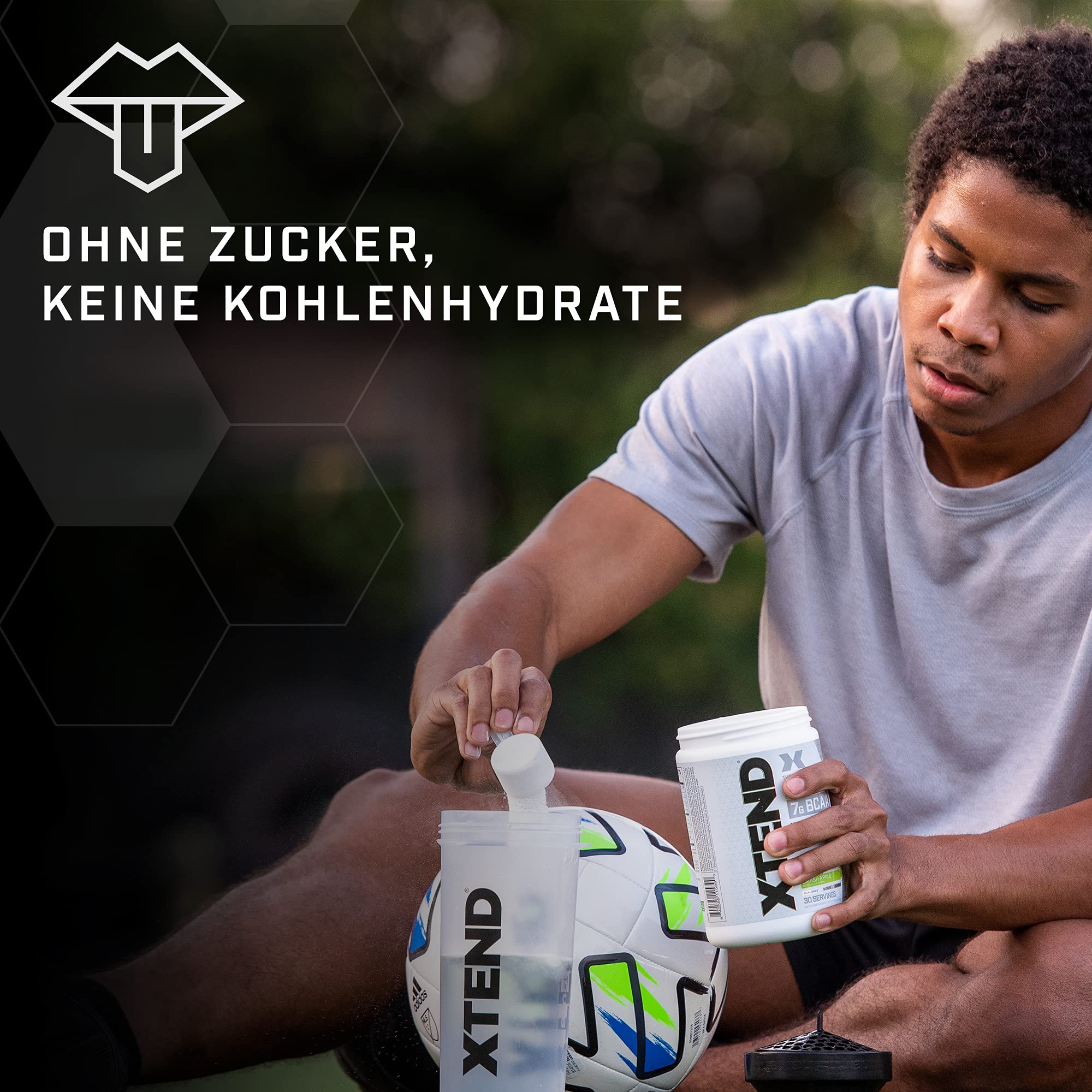 XTEND Original - BCAA-Pulver - Erdbeer-Kiwi | Ergänzungsmittel mit verzweigtkettigen Aminosäuren | 7 g BCAA + Elektrolyte für Regeneration & Hydration | 90 Portionen