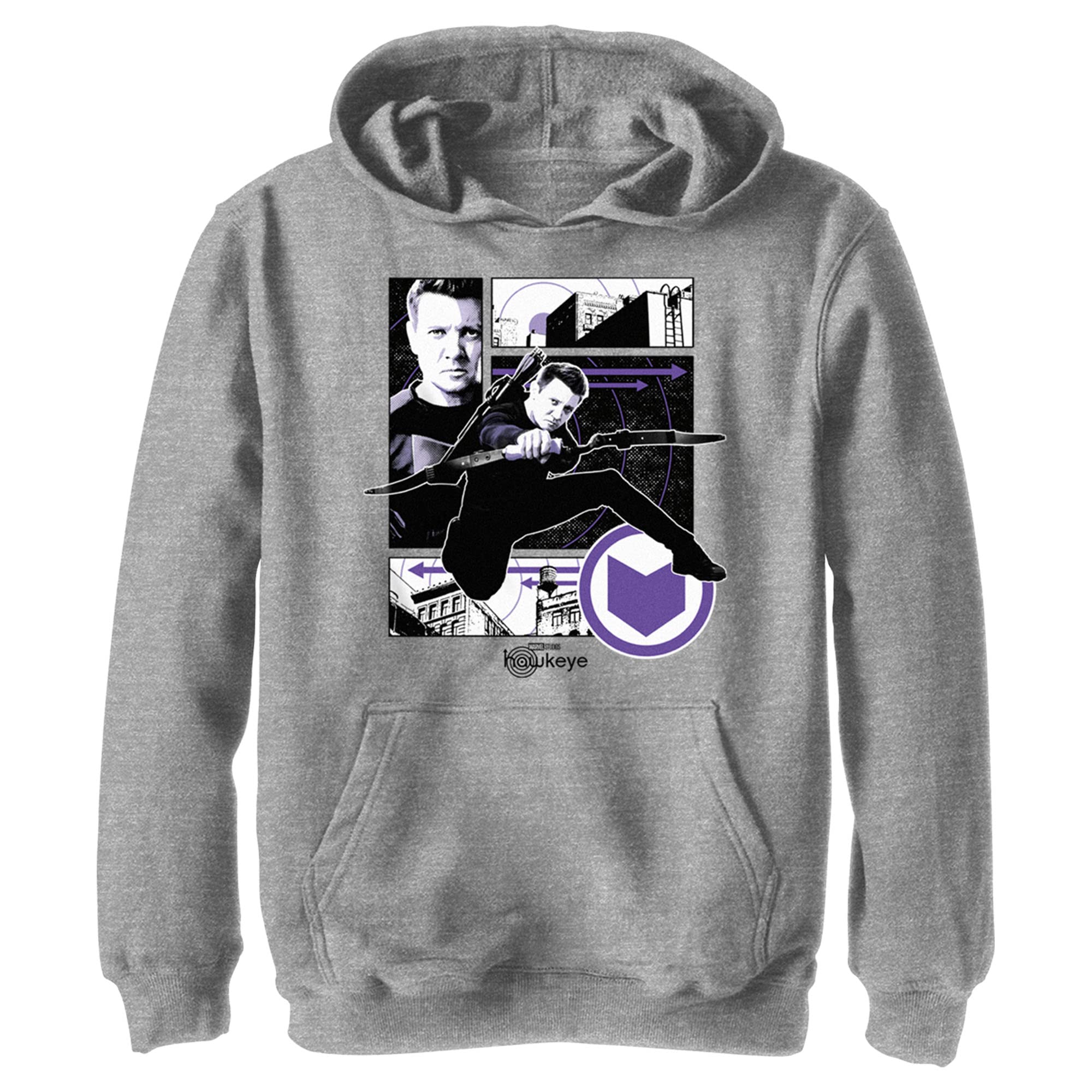 Sweat à capuche Marvel Hawkeye garçon avec imprimé haute définition - 6