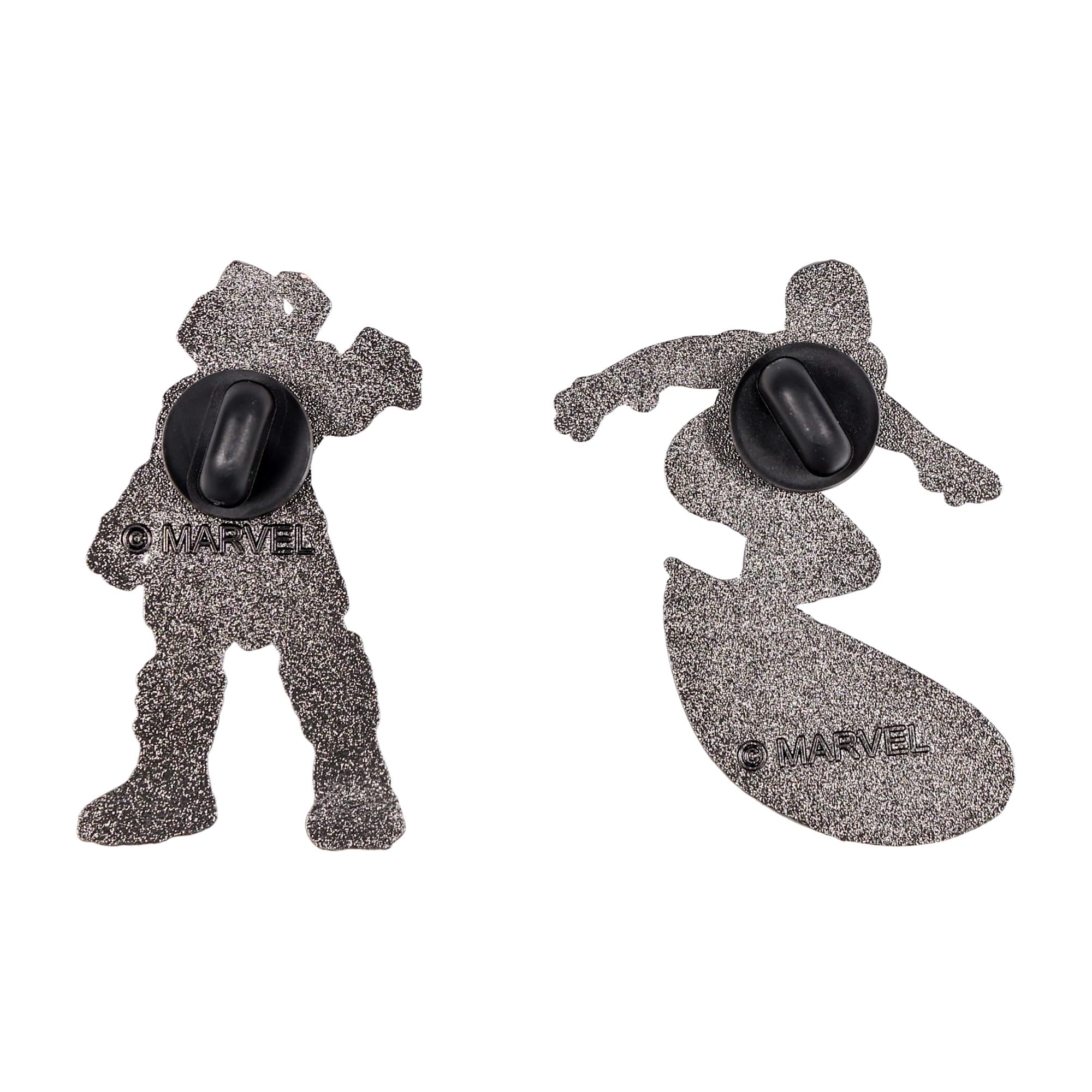 Marvel Studios The Fantastic Four: First Steps Galactus y Silver Surfer - Juego de pines esmaltados de 2 piezas | Accesorios para cordón, mochila