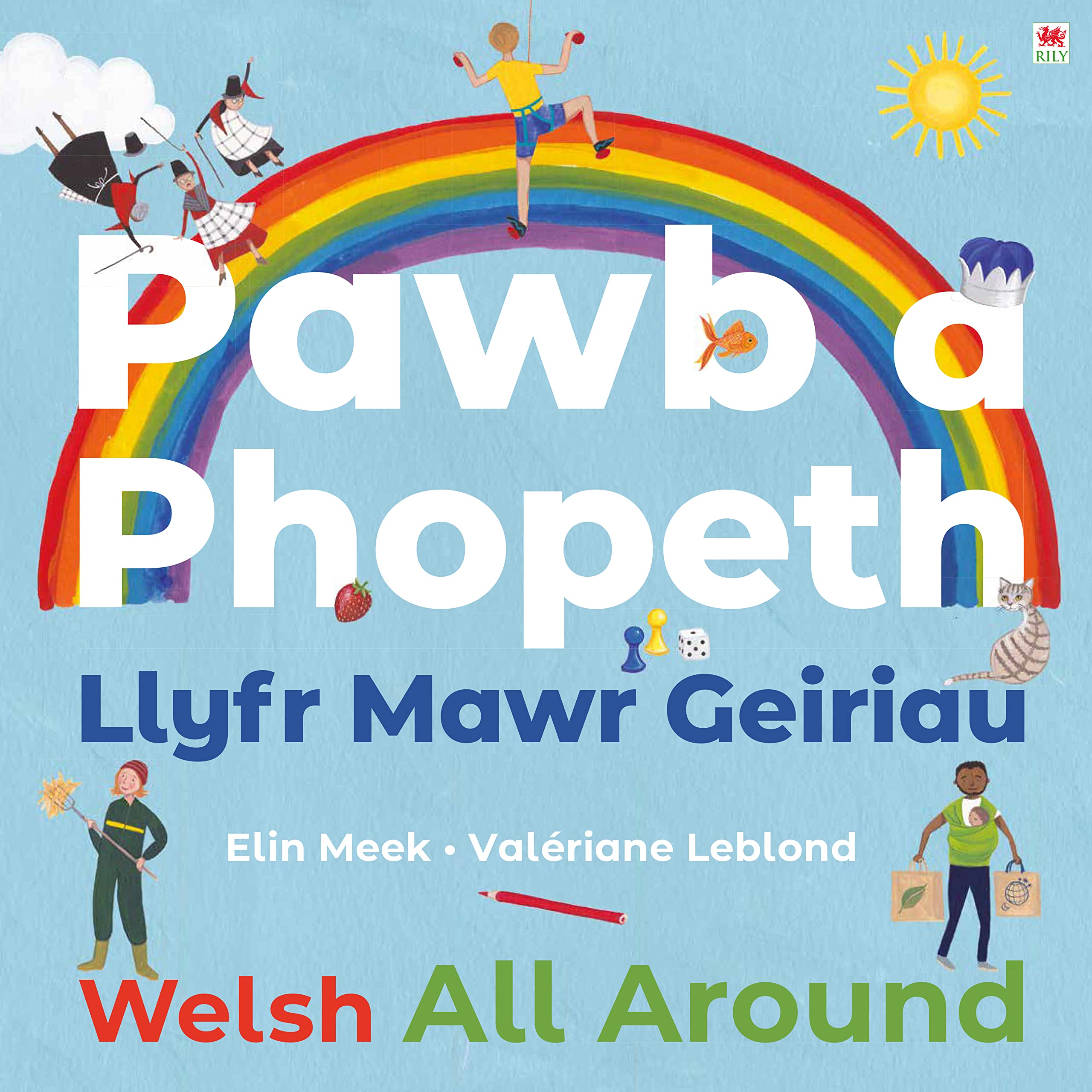 Pawb a Phopeth - Llyfr Mawr Geiriau / Welsh All Around | Welsh words | Geiriau Cymraeg | Stunning visuals throughout | Learn Welsh | Dysgu Cymraeg | Large format | Hardback