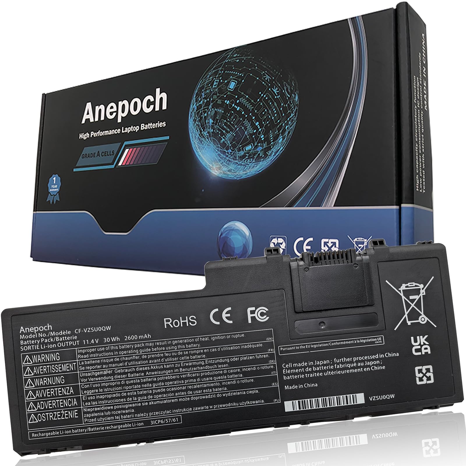 Amazon.com: Anepoch CF-VZSU0QW Laptop Battery Replacement