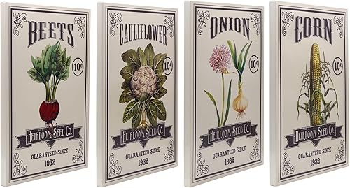 Miniatura 6 de Elements Placas de pared con diseño de semillas de metal, color blanco