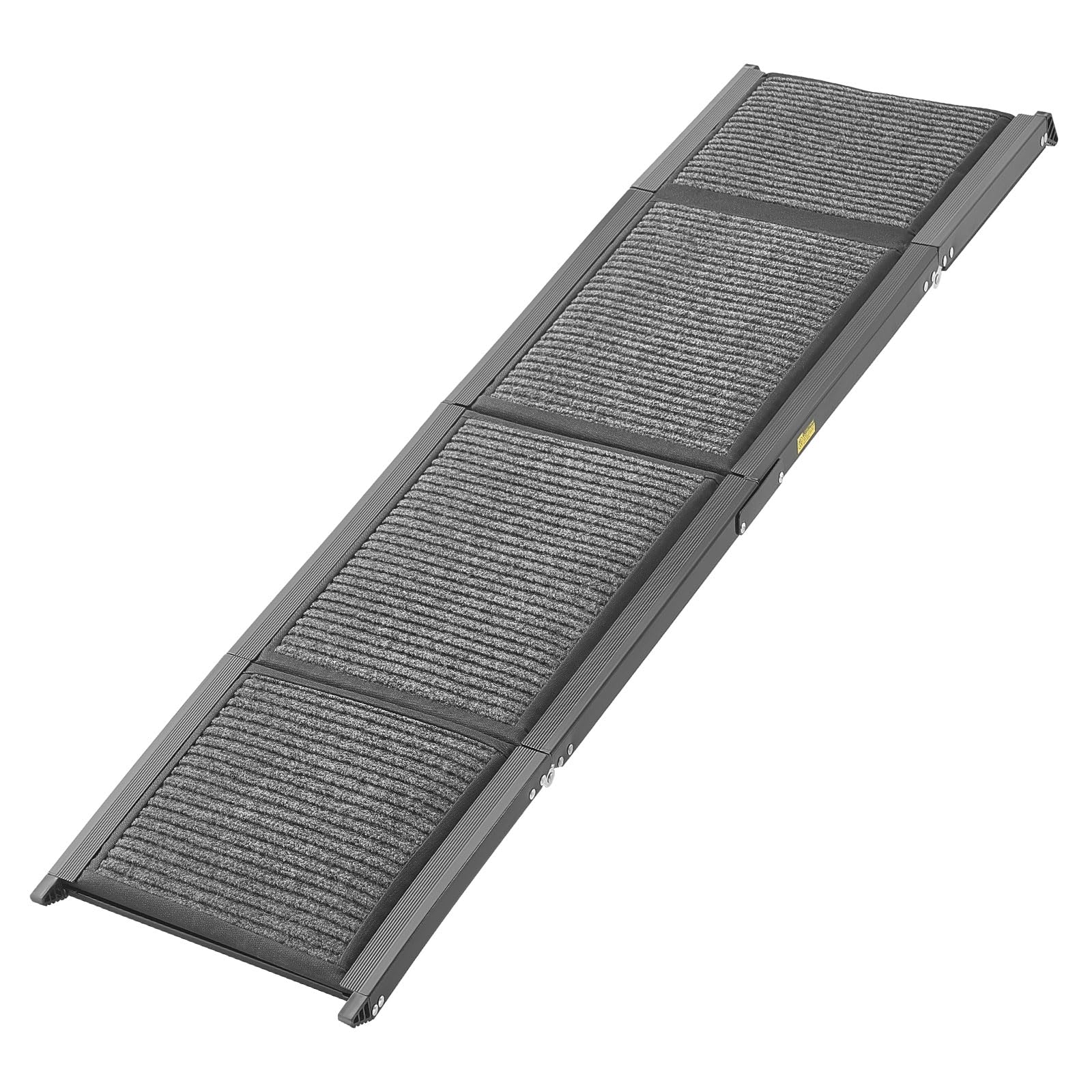 VEVOR Rampa Plegable para Perros para Coches, 180 x 43,2 cm, para Perros Medianos y Grandes de hasta 113 kg, con Superficie de Fieltro Antideslizante, Portátil para Exteriores, SUV y Camiones