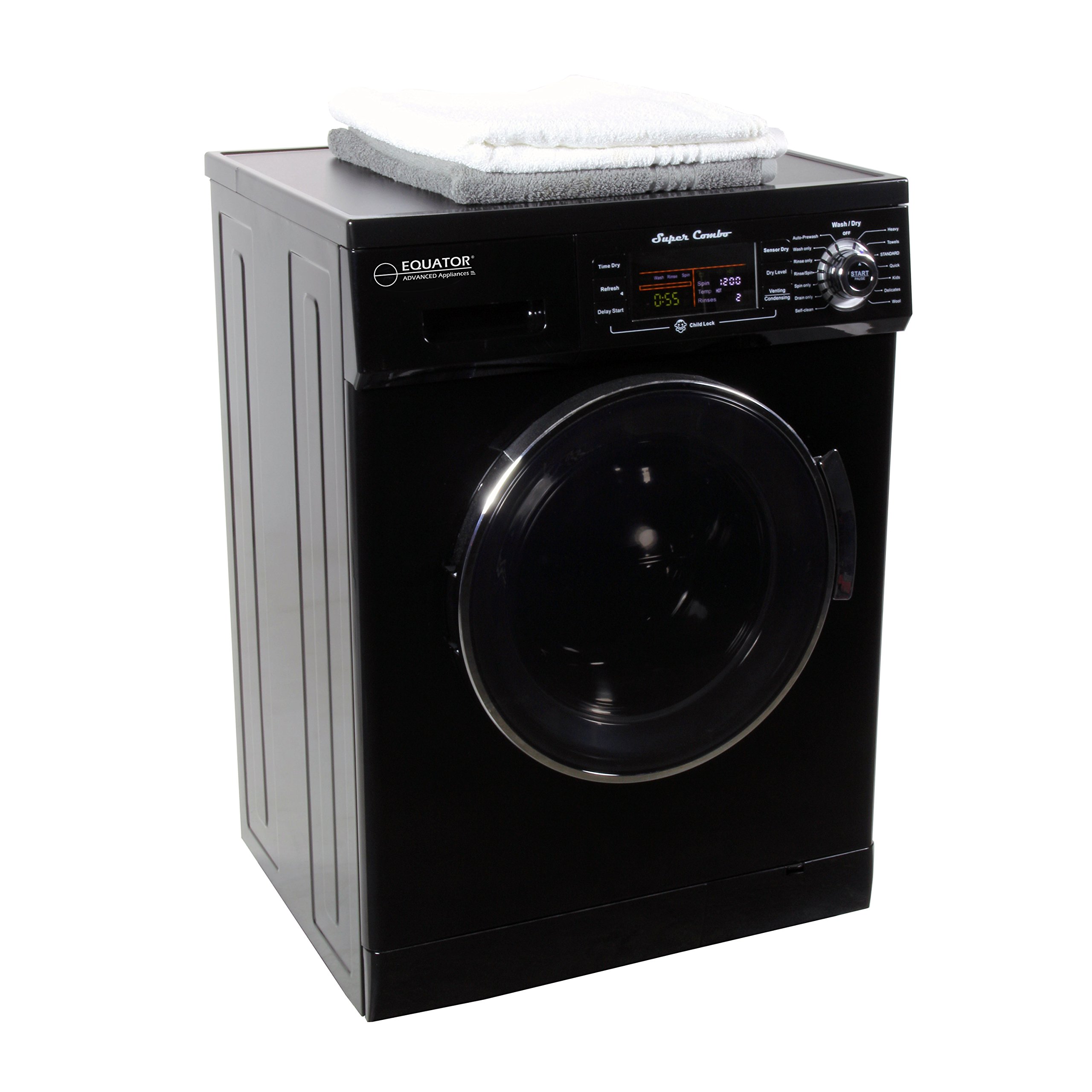 Equator Allinone Compact Combo Washer Dryer 1200 RPM spin, Auto water