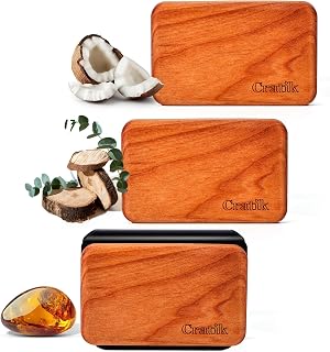 Car Air Freshener - Wood Air Freshener - Car Odor Eliminator for Visor Clip-Variety Scent Refill, Vehicle Scent Diffuser for Cabin, Truck & SUV - Pack of 3 (Teak-Amber-Cabana)-CLIP INCLUDED