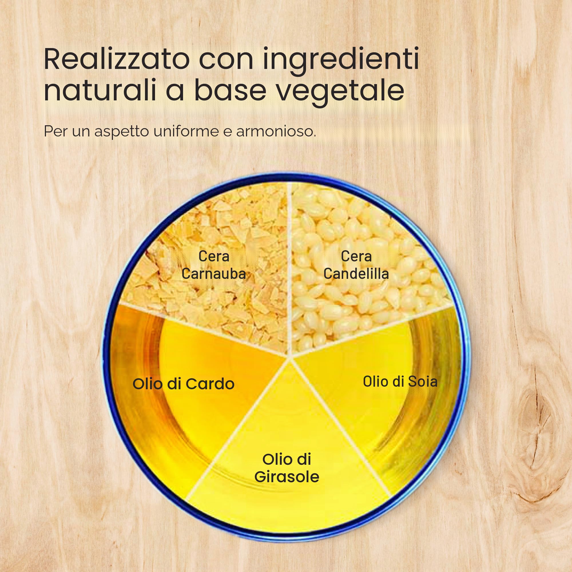 Osmo 3032C - Olio Polyx di cera dura da 0,75 litri, colore satinato trasparente