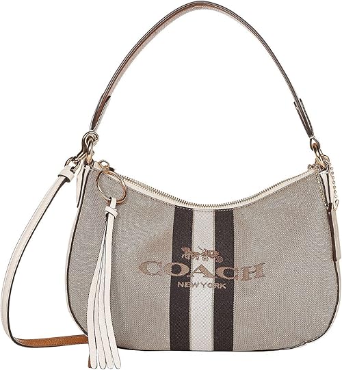 coach horse and carriage jacquard sutton crossbody