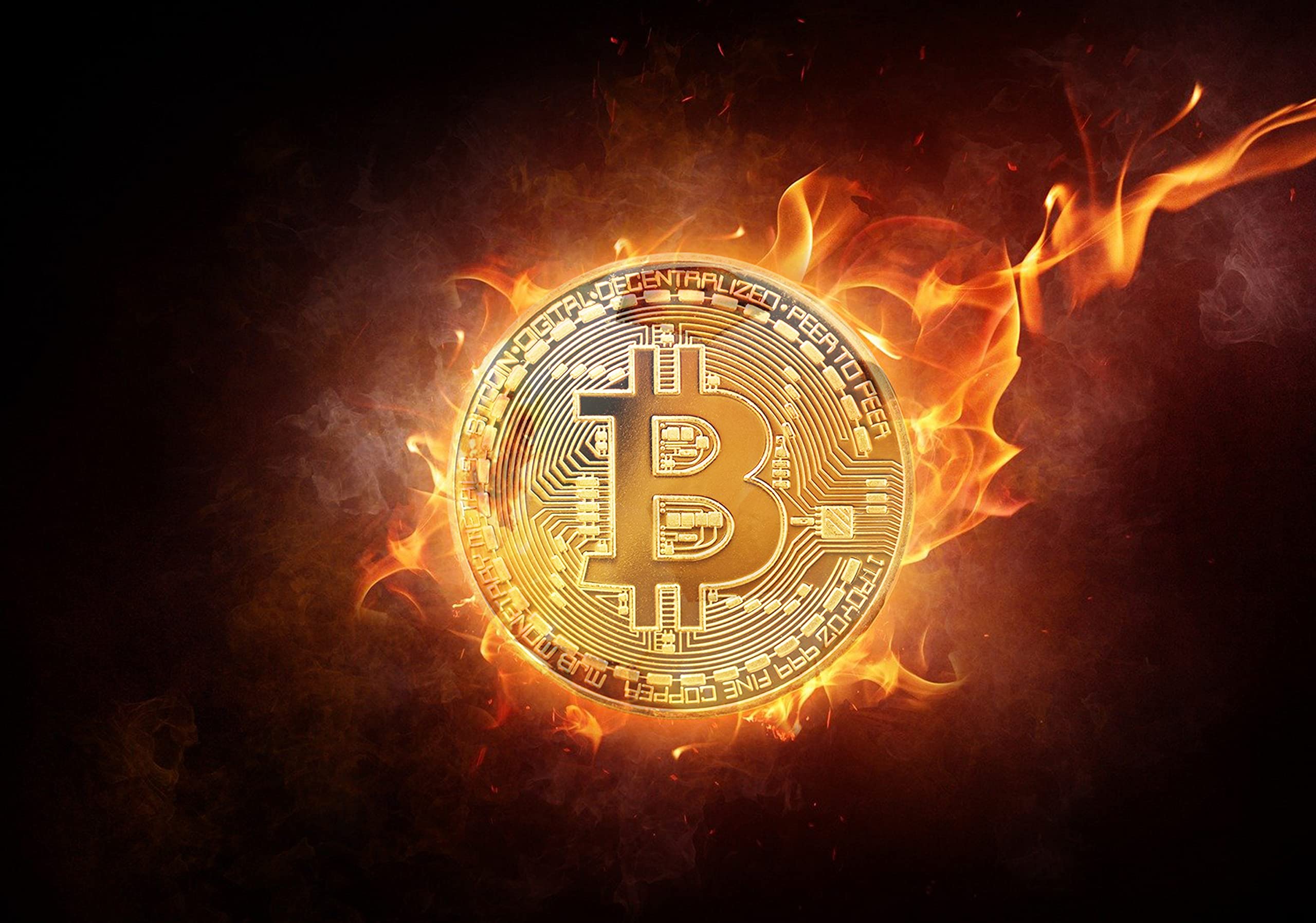 4Good KR3-A3 Premium Poster Cryptocurrency, Bitcoin Decoration Living Room, Office Picture Set Modern for Room Decoration Poster Motivation Poster Wall Decoration