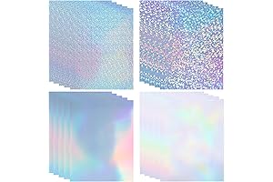 20 Sheets Holographic Printable Vinyl Sticker Paper for Inkjet & Laser Printer