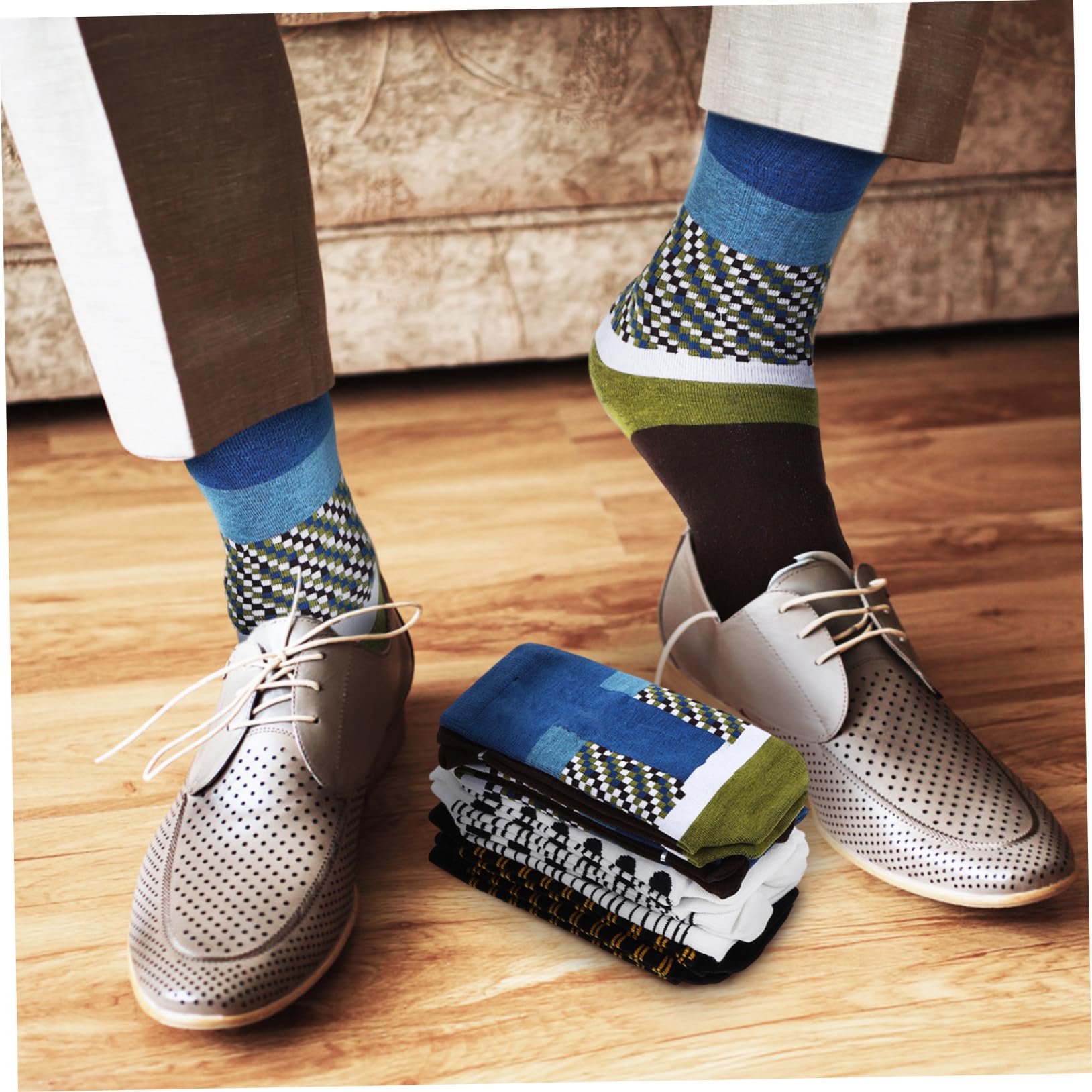 BESPORTBLE 10 Paar Tabi Zehensocken aus Elastischer Baumwolle für Damen und Herren Atmungsaktive und Praktische Socken für Schuhe und Sandalen