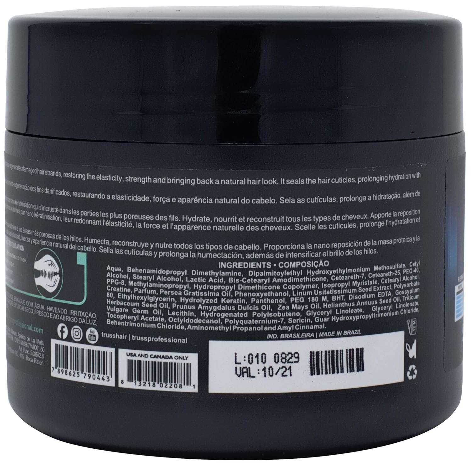 Truss Net Hair Mask Anti Frizz Intensive Repair : Beauty & Personal Care