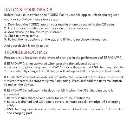 Miniatura 6 de Foreo ESPADA 2 Blue LED Light Therapy - Dispositivo de cuidado de la piel para el tratamiento del acné - Silicona de grado médico - Tratamiento de