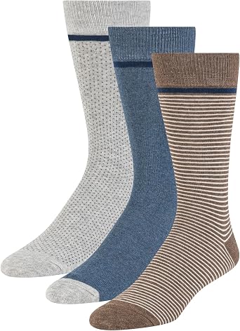 Ted Baker Mens Pattern Crew Dress Socks 3-Pack