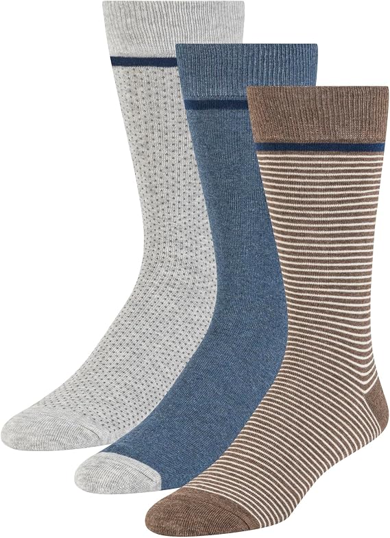 Ted Baker Men's Pattern Crew Dress Socks (3-Pack)