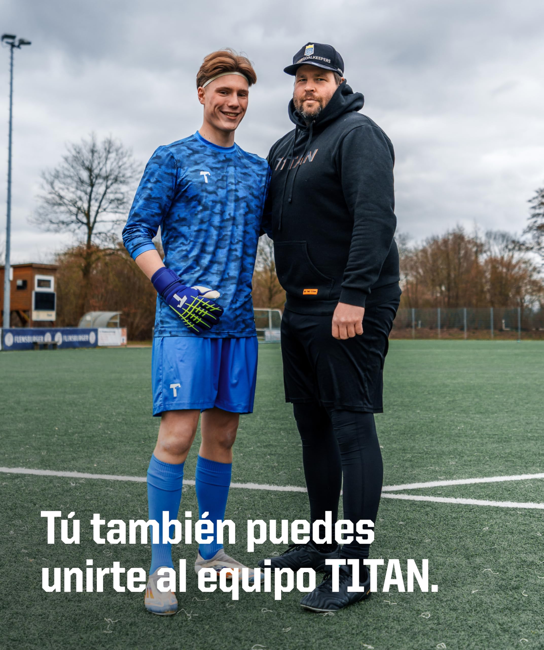 T1TAN Guantes de Portero Beast, para Adultos, Guantes de fútbol Unisex, Agarre Profesional de 4 mm, Tallas 6-11