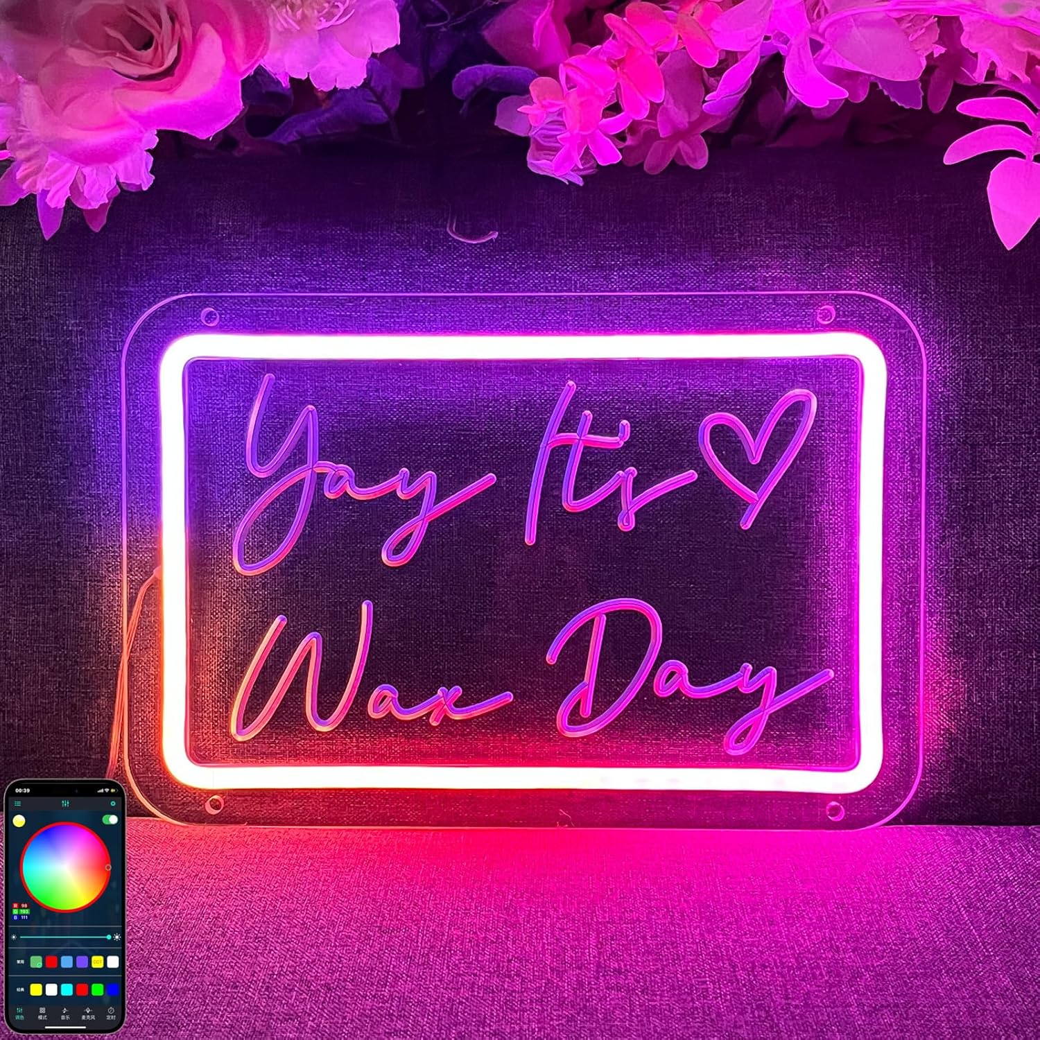 Let's Celebrate Neon Sign Wall Decor Indoor Bedroom Custom Led Neon Signs Backdrop Flex Christmas Party Business Shop Window Wedding Living Room Birthday Gift(Warm White,USB,40×28.6CM)